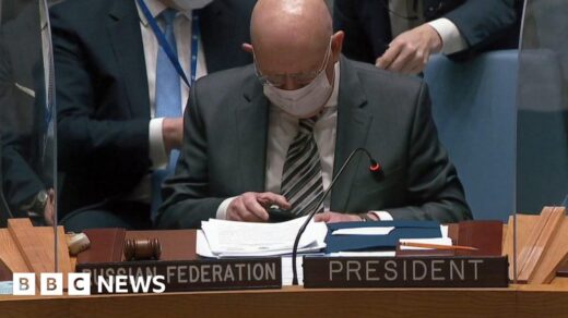 Watch: The Moment UN was Alerted to Russia's Invasion of Ukraine through Vibrating Phones