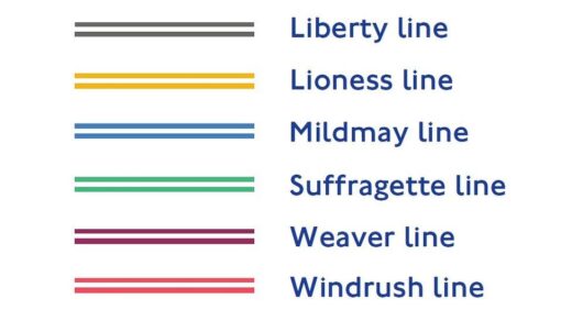 New Names Revealed for London Overground's Six Lines