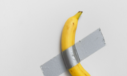 Controversial art piece: Banana taped to wall fetches $6.2 million at auction