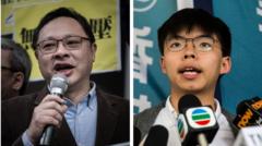 Democracy activists in Hong Kong receive lengthy prison sentences