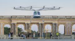 Flying taxi startups in Europe struggle with funding and viability.