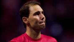 "Nadal retires: A dream-chasing champion's emotional farewell"

This version:
- Keeps the key elements (Nadal, retirement, emotional journey)
- Uses 9 words
- Captures the spirit of the original headline