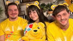 Strictly and Outnumbered actors unite to support Children in Need charity.