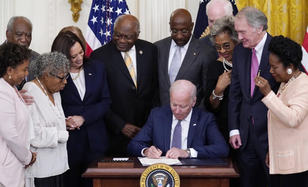 President Joe Biden signs into law first federal anti-LGBTQ+ bill in decades