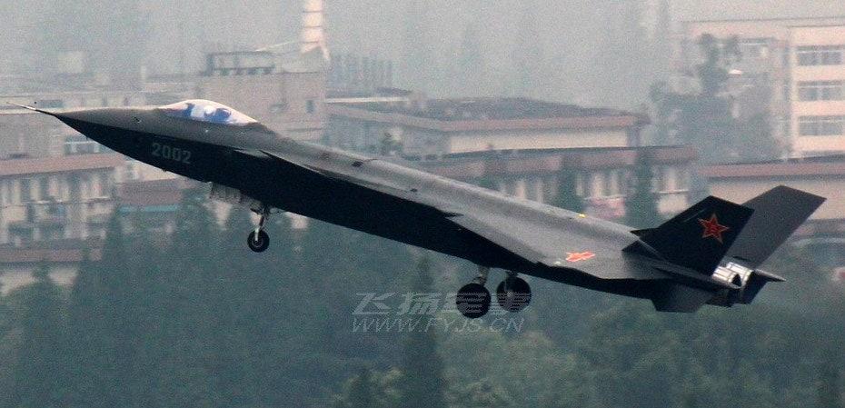 China flew striking prototypes of a future stealth fighter