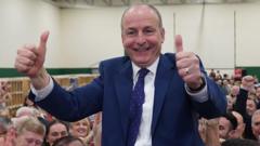 Fianna Fáil wins most seats in Irish election, signaling political shift.