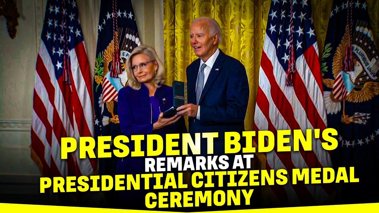 Cheney gets standing ovation as Biden awards Presidential Citizens Medal