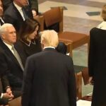 Karen Pence’s Reaction To Donald And Melania Trump At Jimmy Carter’s Funeral Is Going Viral