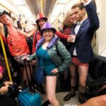 Mind the gap – and the goosebumps: No Trousers Tube ride returns