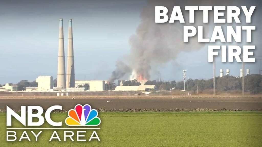 Evacuations ordered in Monterey County after fire at battery power plant in Moss Landing