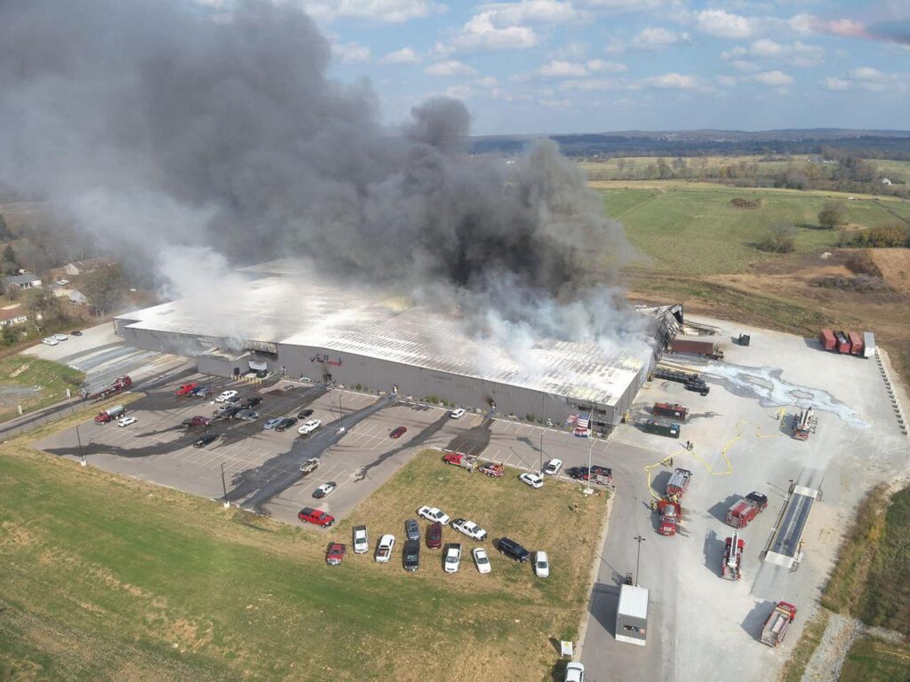 Fire at one of the world’s largest battery plants in California forces evacuations