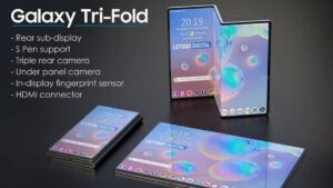 Huawei showcases its new tri-foldable phone