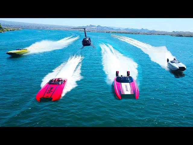 Speedboat flips in Lake Havasu as racers attempt to break speed record