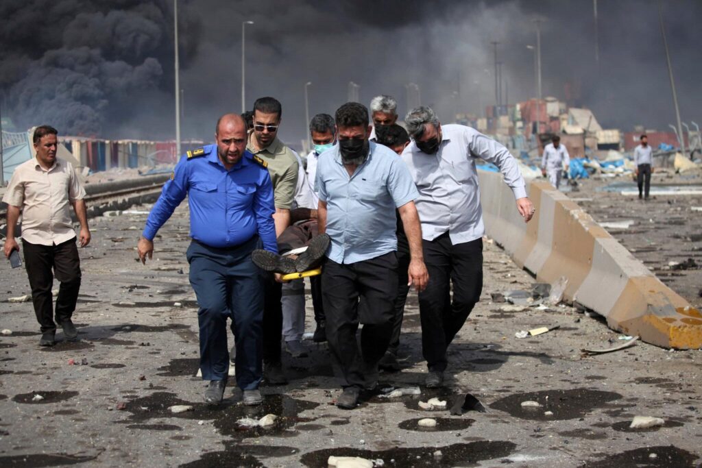 Death toll rises in Iran port blast as responders fight blaze