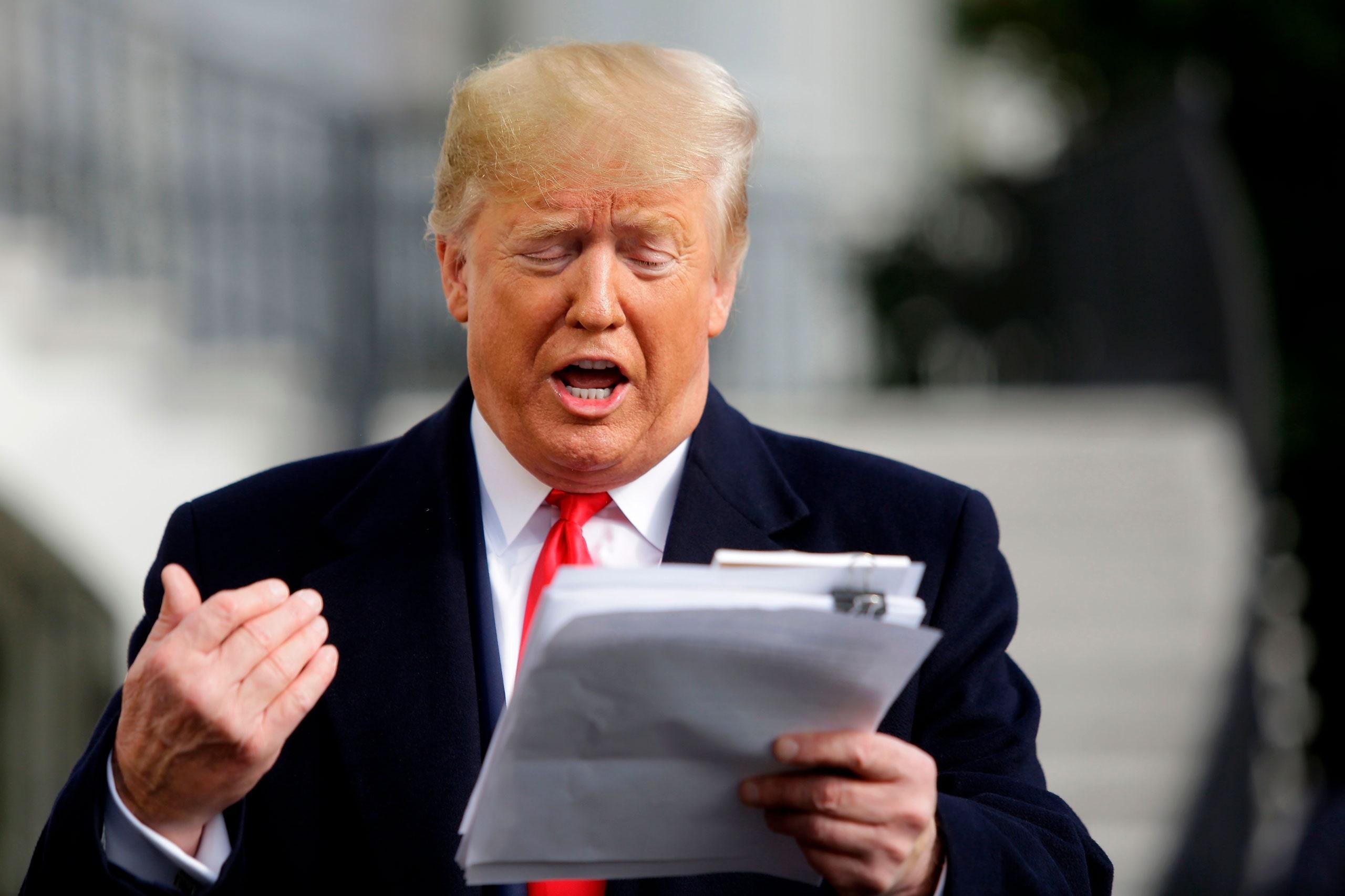 Donald Trump went after one of America’s top law firms. Its decision to fight back took just two hours.