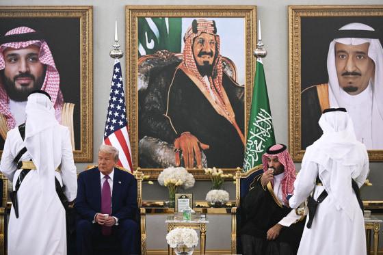 Real purpose of Trump's Mideast trip comes into focus as his explanations fall apart under scrutiny