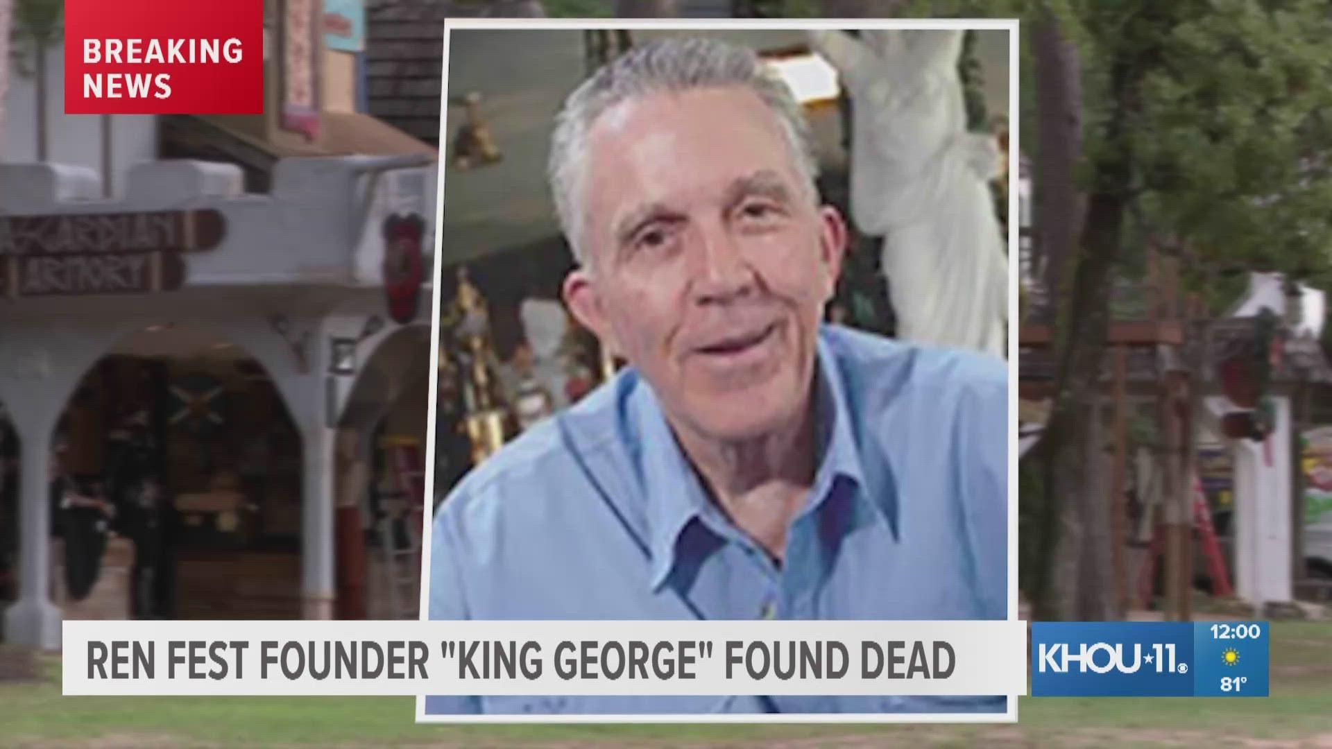 Cause of death revealed for Texas Renaissance Festival founder ‘King George’