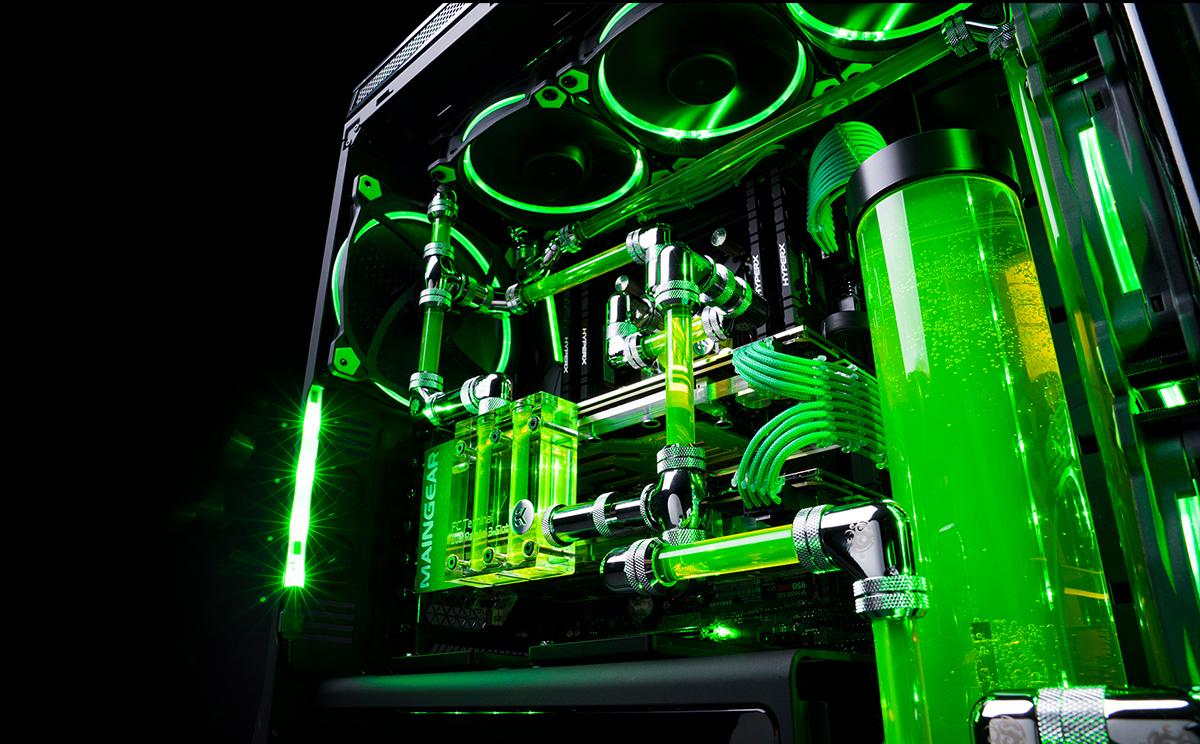 Intel is trying out on-chip water cooling too and I'm just happy I'm not the one having to place liquids so close to expensive electronics