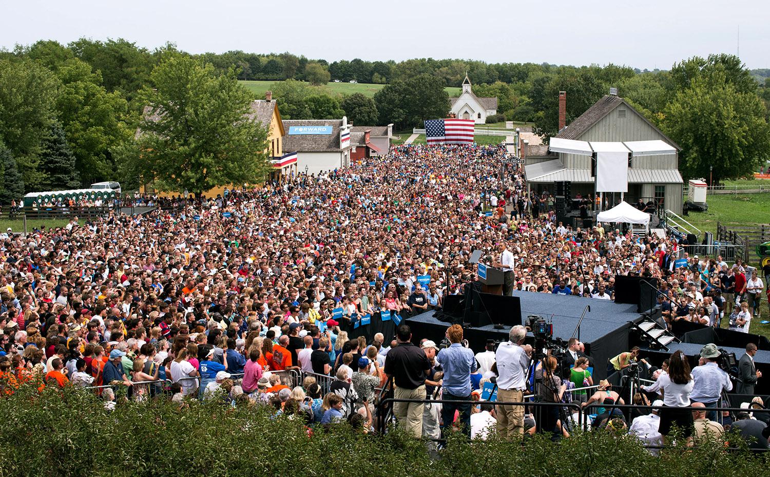 I went to Trump's first 100 days rally. The key issue for rallygoers I spoke with was, surprisingly, not the economy.
