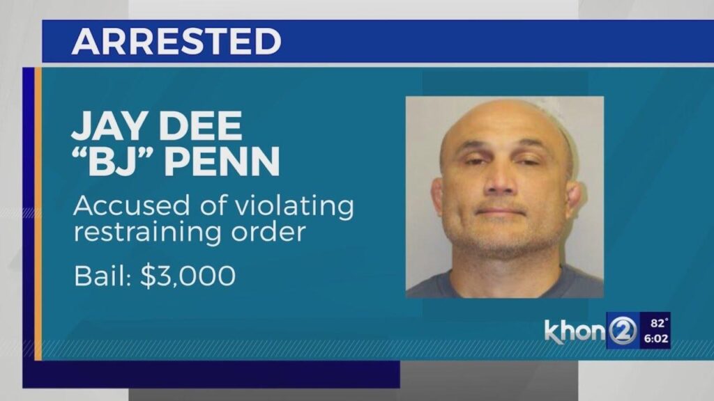 UFC legend B.J. Penn arrested for 4th time in 3 weeks amid imposter family saga